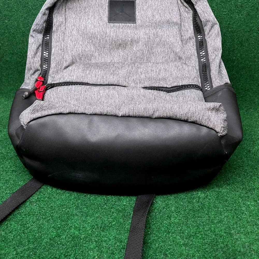 Nike Air Jordan Jumpman Heather Gray School Backpack Travel Bag Large